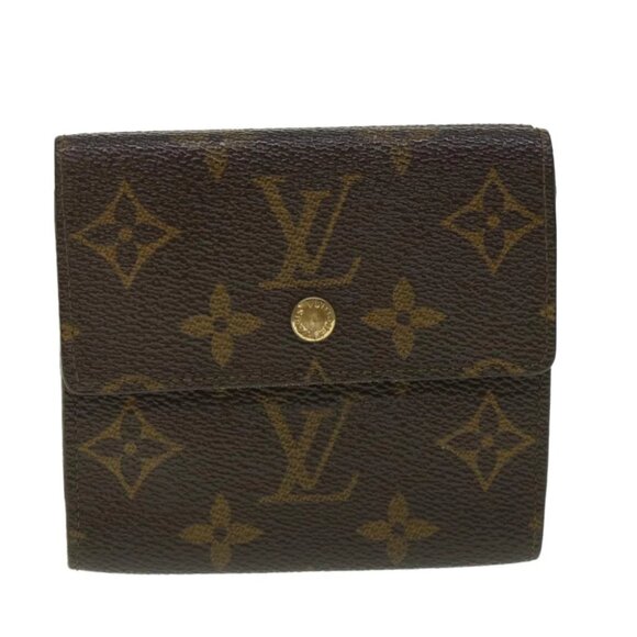 LOUIS VUITTON Monogram Portefeuille Elise Wallet M61654 LV Auth 56111 - Picture 1 of 14